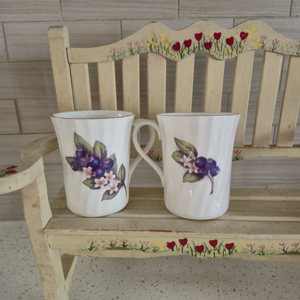 HAYWARD AND WARWICK China CEngland Blue Berries